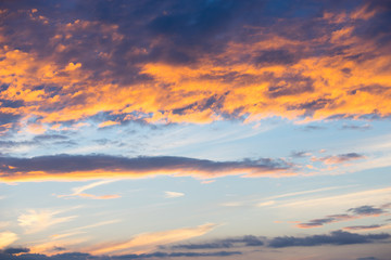 Obraz premium Sunset Sky Background