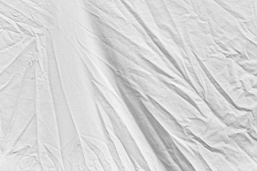 Obraz premium wrinkled white cloth as background