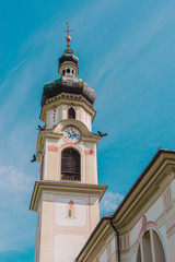 Fototapeta na wymiar Saint Peter and Paul in Gotzens, Austria.