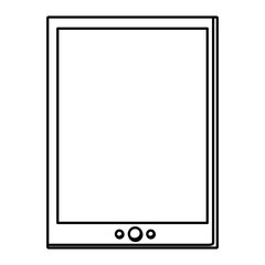 Smartphone icon. Gadget technology and device theme. Isolated design. Vector illustration