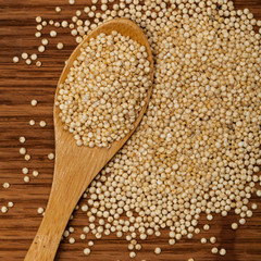 Quinoa. Selective focus.