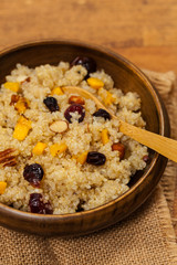 Quinoa Porridge. Selective focus.