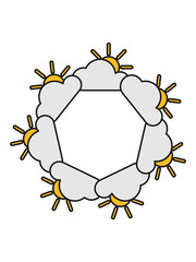 Mandala sun cloud weather