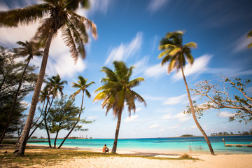 Obraz na płótnie Canvas Junkanoo beach, in the heart of Nassau, Capital of the Bahamas