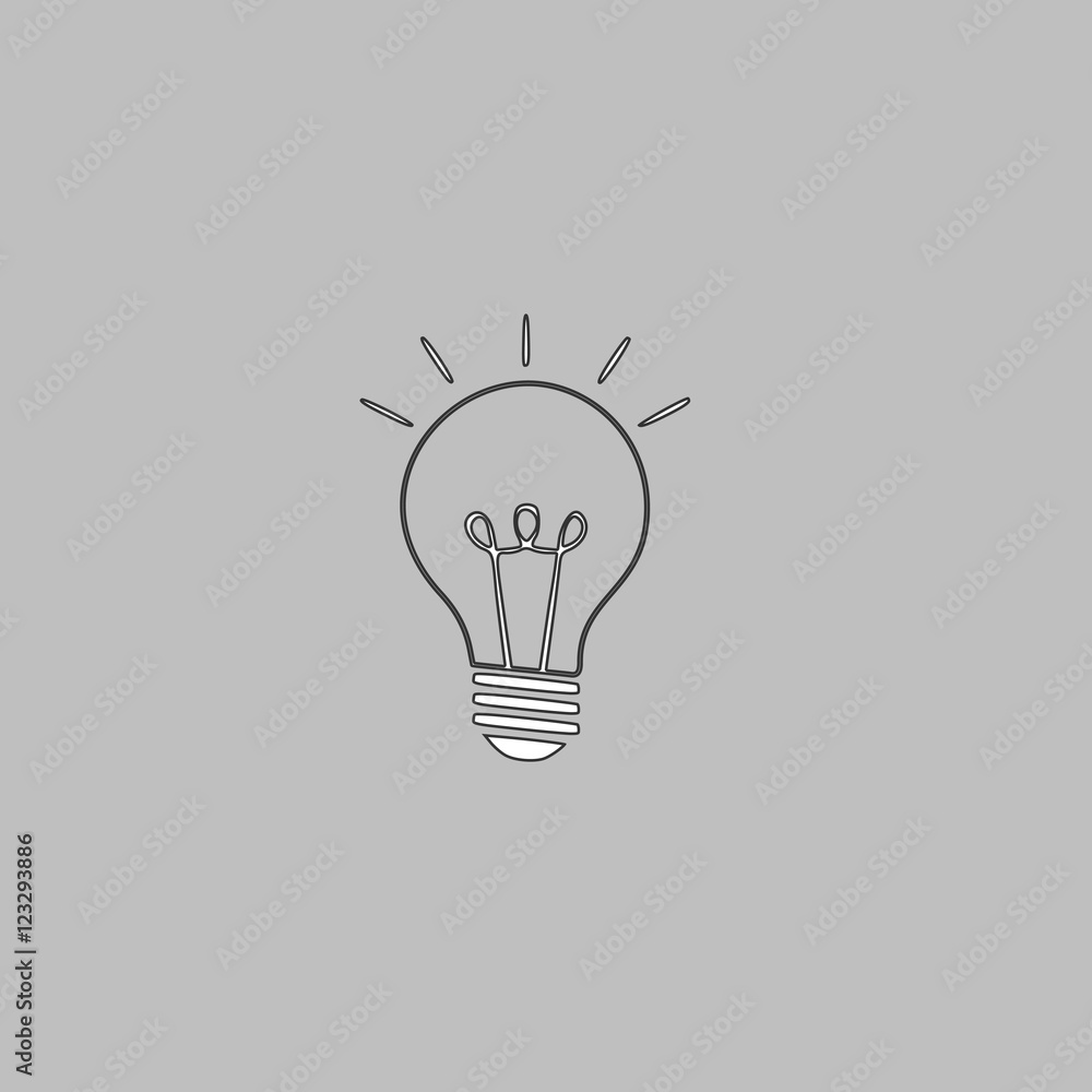 Poster light lamp computer symbol