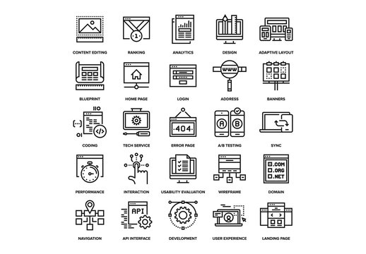 Web Design Icons Set