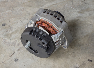 Cracked car alternator