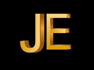 JE Initial Logo for your startup venture