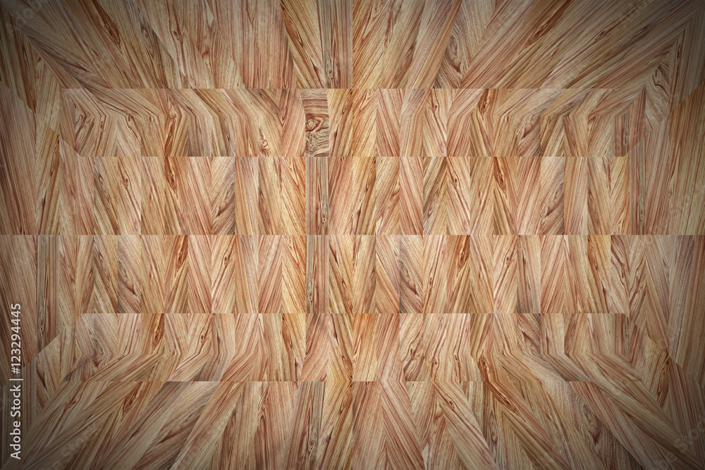 Poster wooden wall and floor with shadow for pattern and background