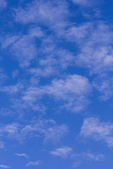 Clouds with blue sky texture and background