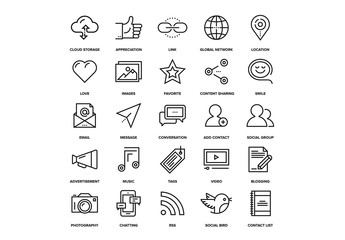 Social Media Icons Set