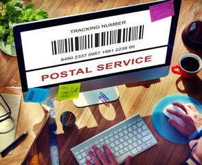 Bar Code Order Tracking Number Concept