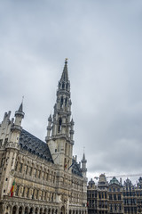 Fototapeta na wymiar Town Hall in Brussels, Belgium.