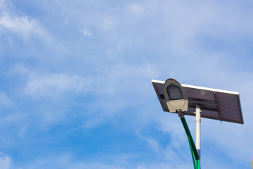 Solar energy and sky.