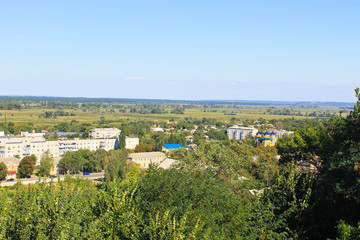 Fototapeta na wymiar View on the town Chyhyryn in Ukraine