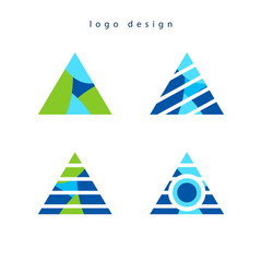 Triangle creative logo design
