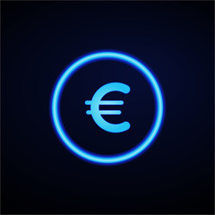 Glowing App Button - Dark