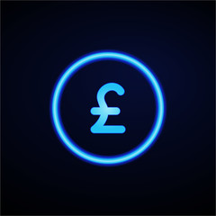 Glowing App Button - Dark