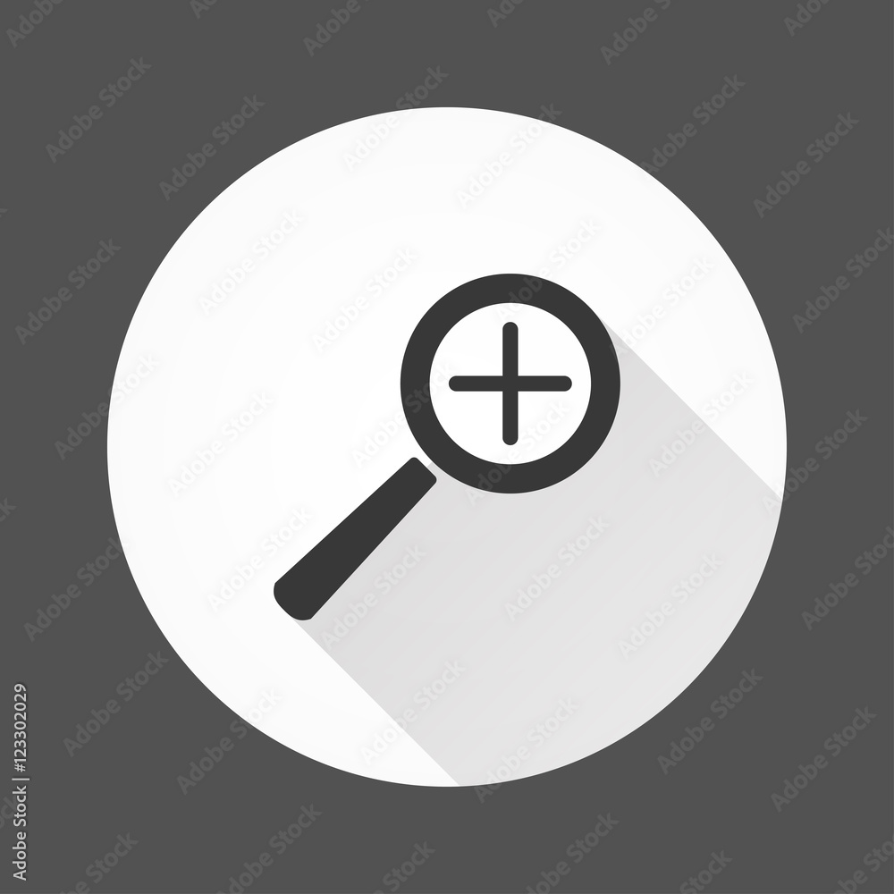 Canvas Prints Search - vector icon.