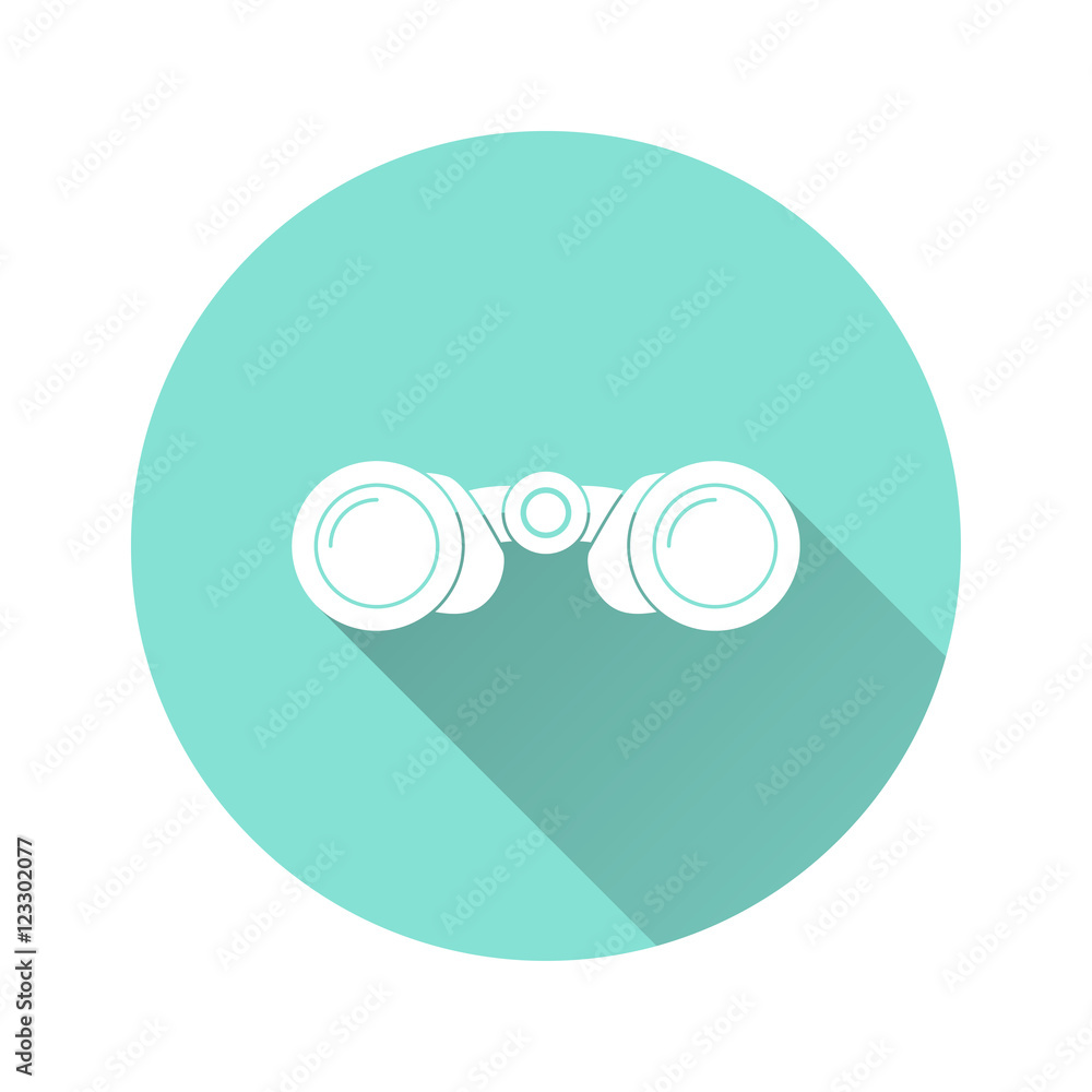 Canvas Prints binocular - vector icon.