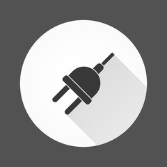 Plug - vector icon.