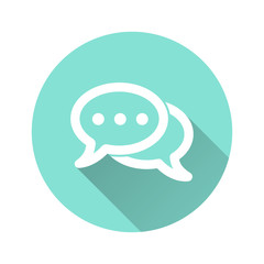 Chatting - vector icon.