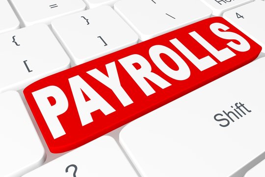 Button "Payrolls" on 3D keyboard