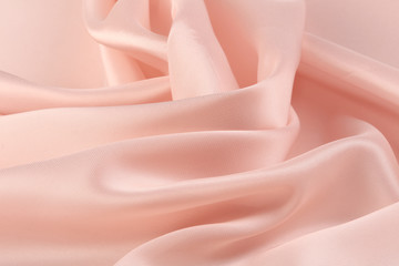 pink chiffon folds