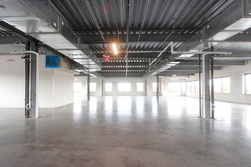 Large empty warehouse space