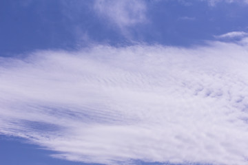 Beauty Nature cloudscape with blue sky and white cloud