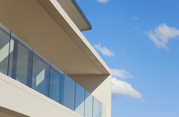 beautiful house, modern style wall villa