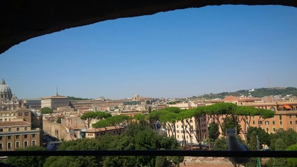 Roma panoramica da Castel Sant'Angelo