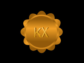 KX Initial Logo for your startup venture