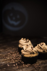 Pumpkin cup cakes