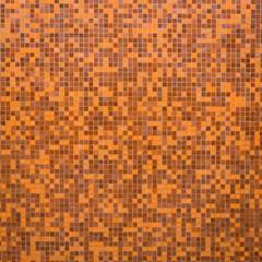  Background mosaic wall in brown color for copy space backdrop.
