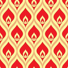 abstract seamless ornament pattern