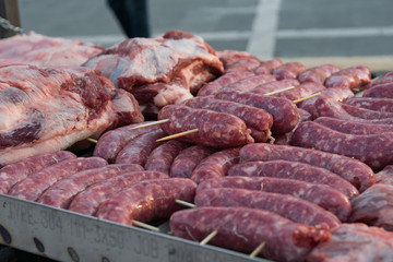 Salsicce pronte per arrosto