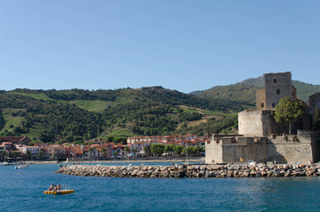 Fototapeta na wymiar Village de Collioure