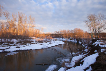 Early spring on the river