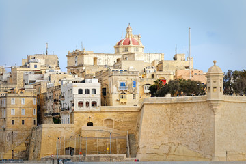 Fototapeta na wymiar View of Il-Belt Valletta, Malta