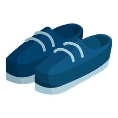 Boots icon. Isometric illustration of boots vector icon for web