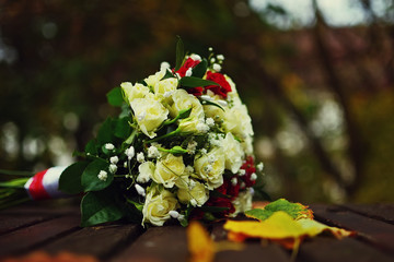 Wedding bouquet outdoor