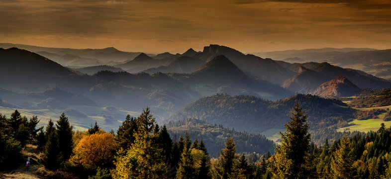 A look at the Pieniny Mountains.