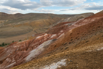 mountains steppe desert color