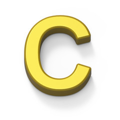 Matte gold font C