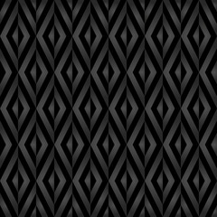 Seamless vector dark pattern for your designs and backgrounds. Modern geometric ornament