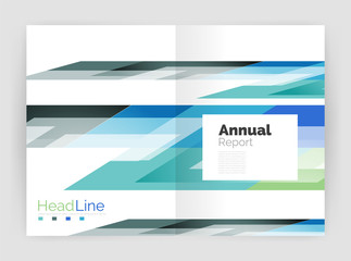 Motion concept. Business annual report cover templates