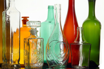 colorful bottles