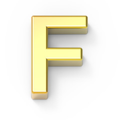Matte gold font F