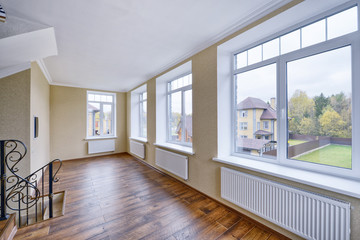empty interior in modern house